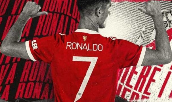 C罗穿曼联7号球衣 要谢英超卡瓦尼丹尼尔·詹姆斯